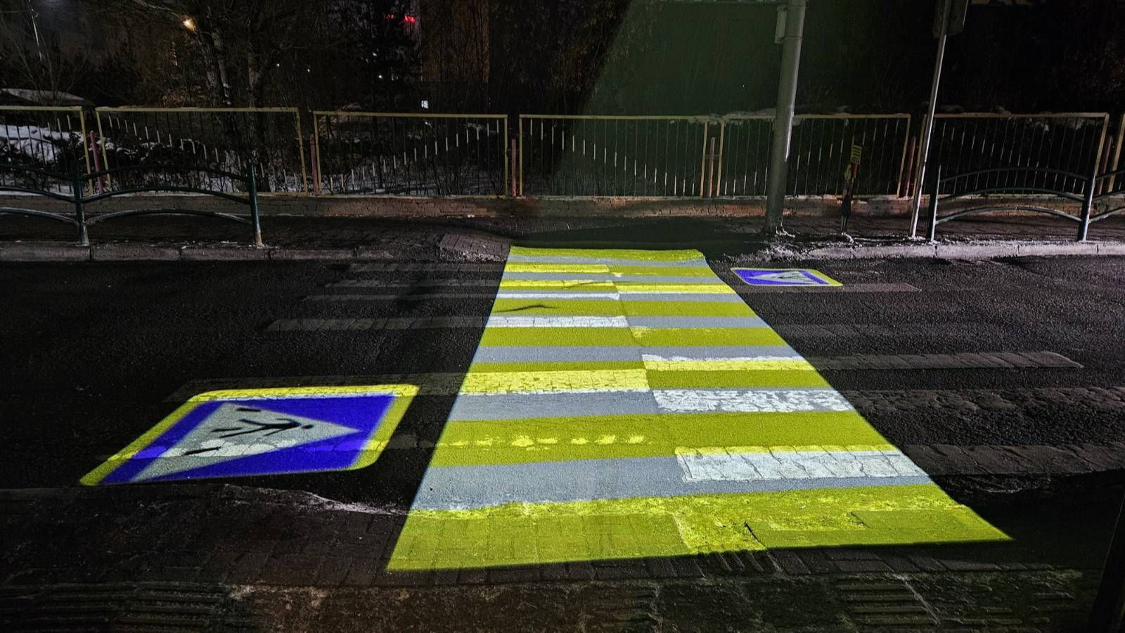 LED lightings installed near school areas